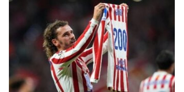 Antoine Griezmann teki 200. maalinsa Atlético de Madridille